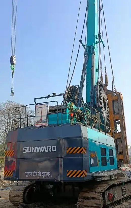 感谢信！ca888亚洲城智能SWHG70液压抓斗助力海外基础施工获肯定