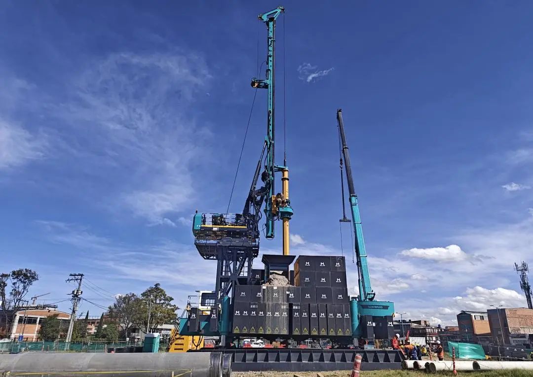 展现“中国制造”硬实力！ca888亚洲城智能PDP工法钻机助建波哥大地铁项目