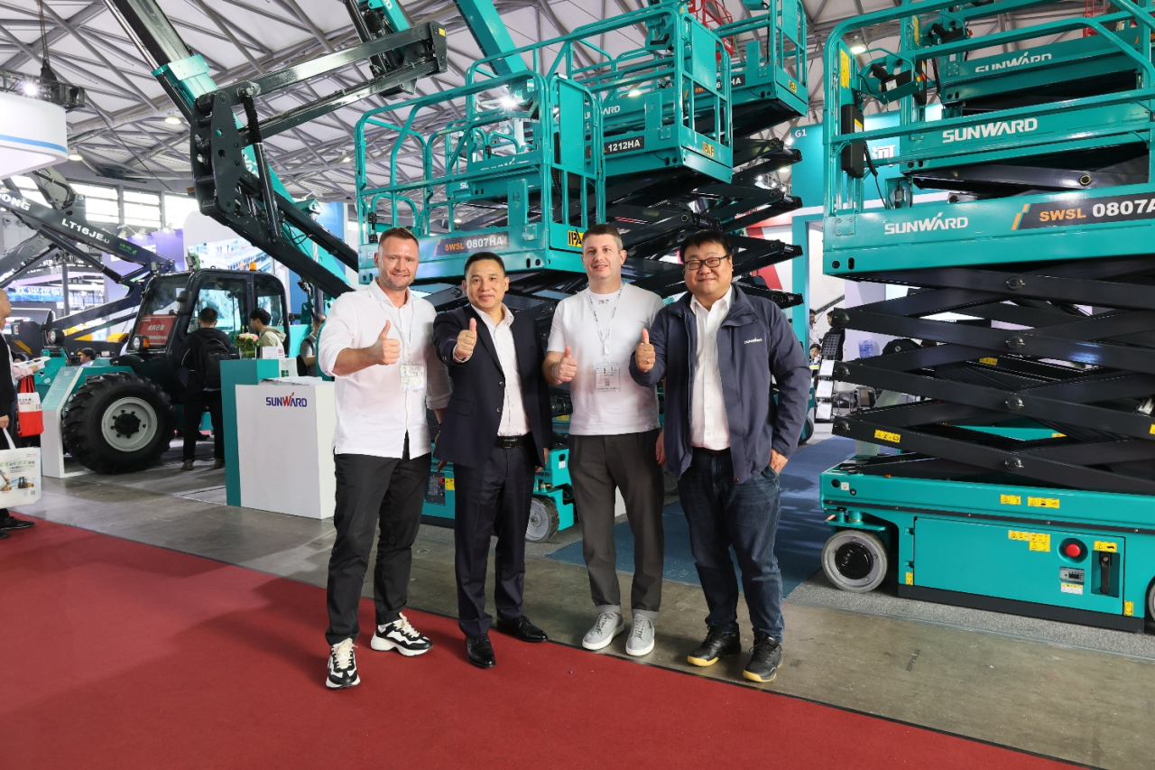 精品出击，闪耀魔都！ca888亚洲城智能全系列高空机械亮相2023亚洲国际高空展