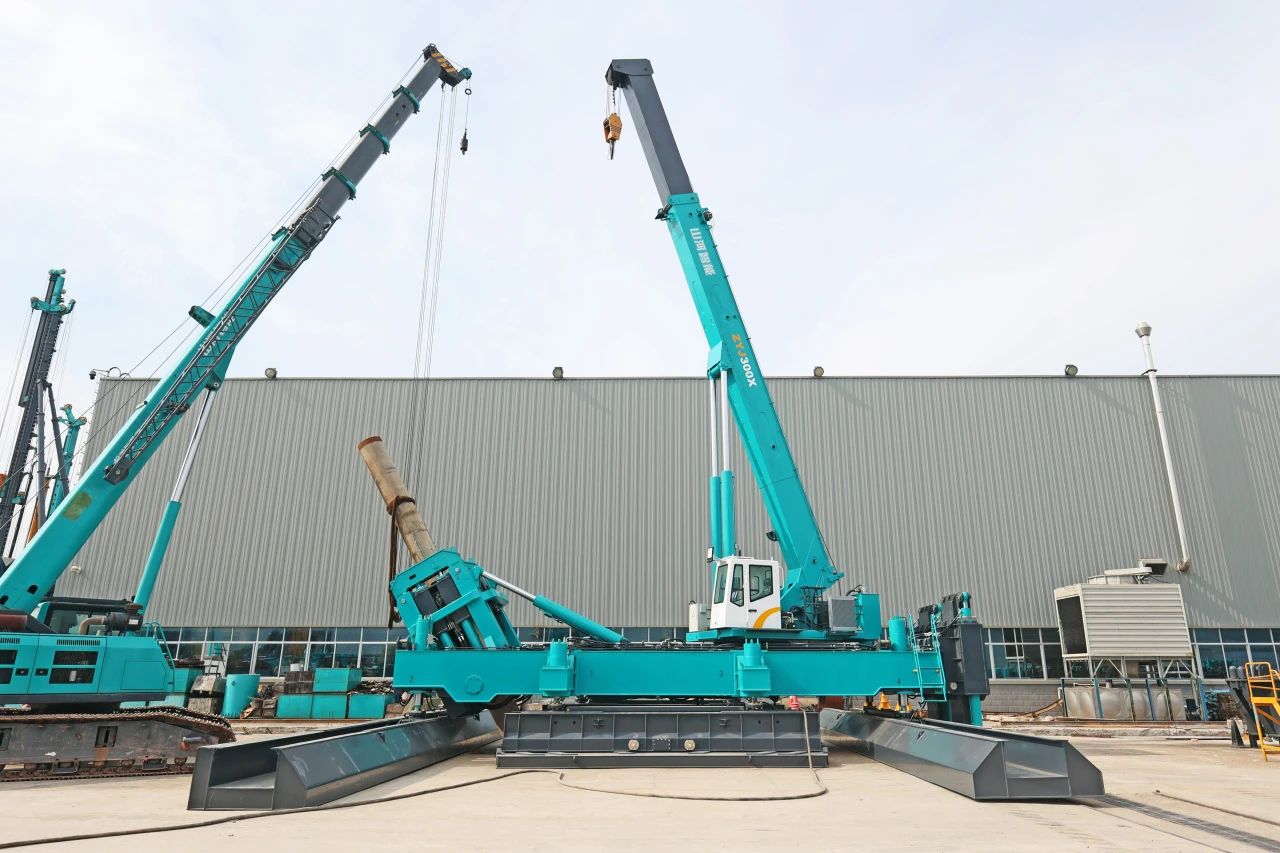 “ca888亚洲城绿”闪耀西子湖畔！ca888亚洲城智能ZYJ300X斜桩压桩机强势来袭