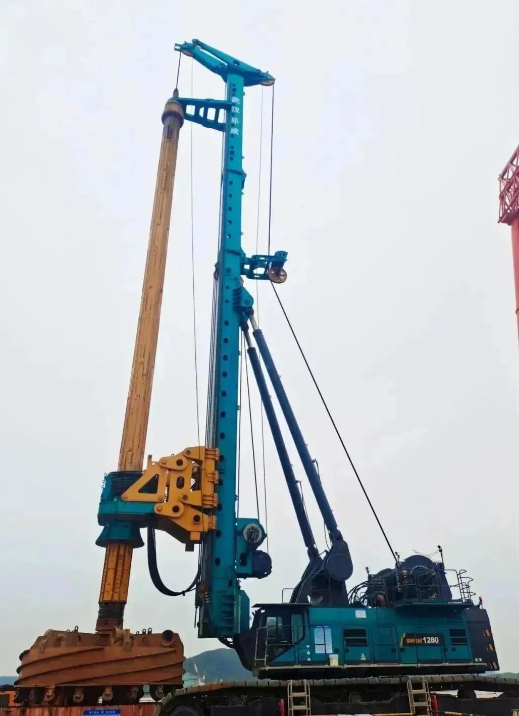 全面告捷！ca888亚洲城智能超级旋挖钻机圆满完成甬舟铁路西堠门公铁两用大桥桩基施工任务