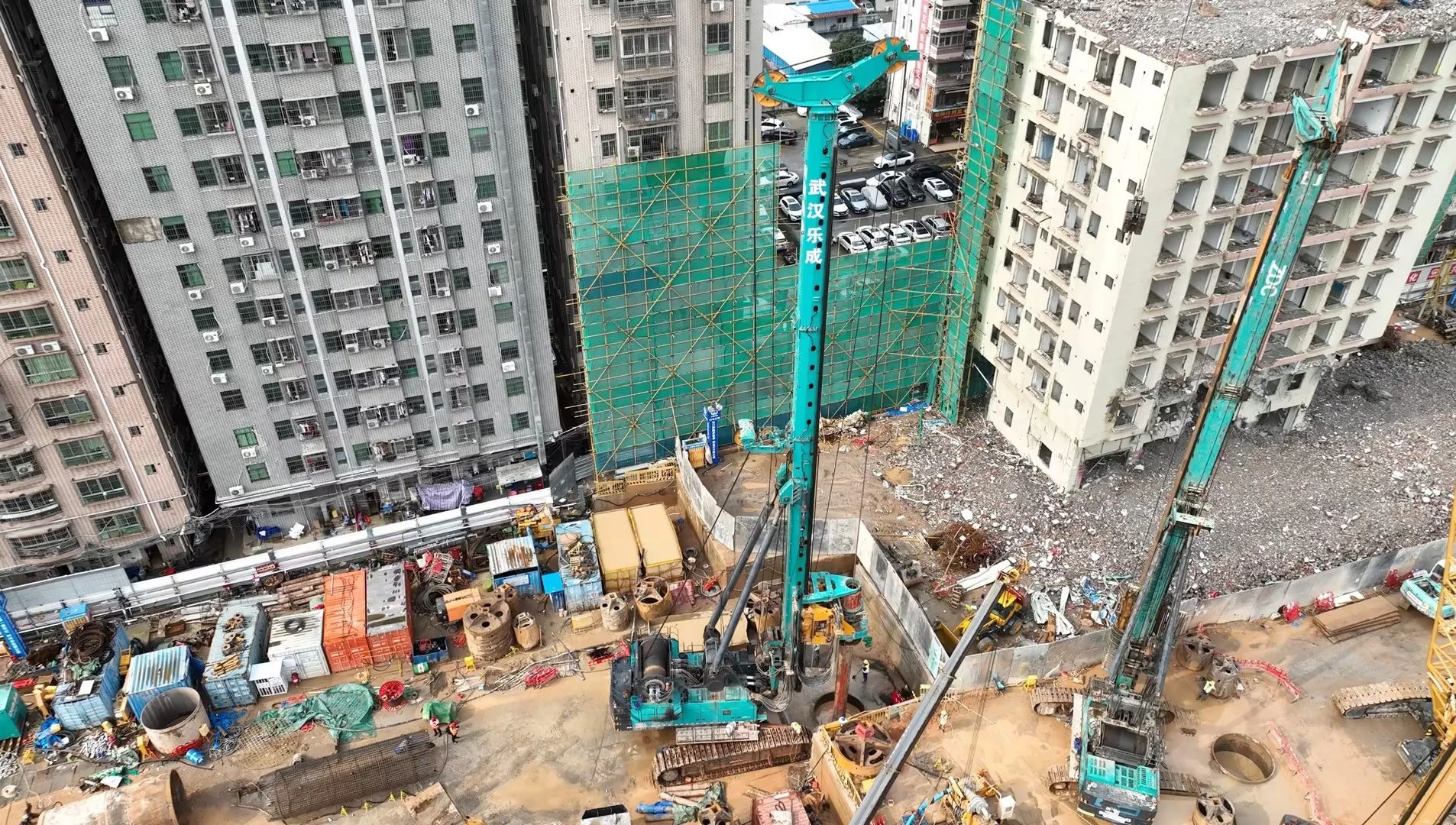 性能突出，超强助力！ca888亚洲城智能旋挖钻机助力深圳地铁五和站施工