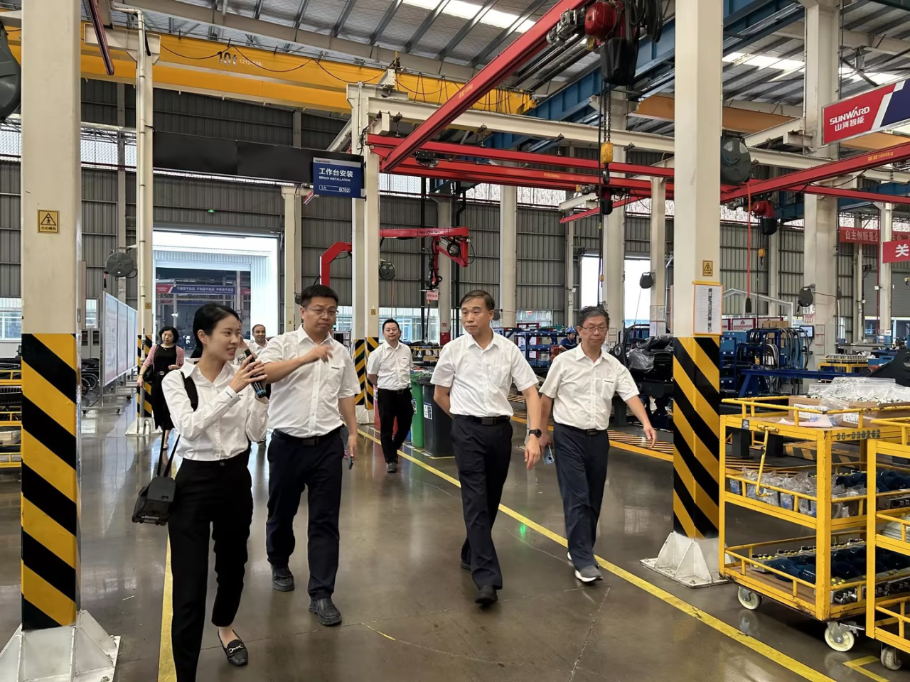 深化交流合作！广州港李明忠副总经理率队莅临ca888亚洲城智能考察交流！