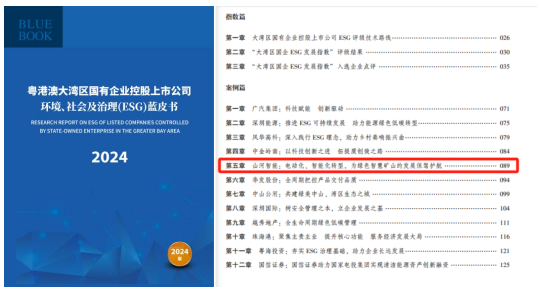 喜讯！ca888亚洲城智能再次入选“大湾区国企ESG发展指数”榜单