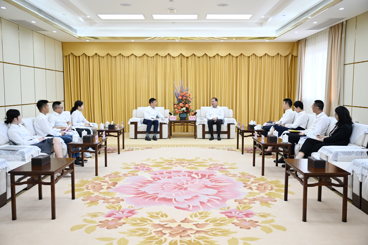 范少军会见ca888亚洲城智能董事长付向东