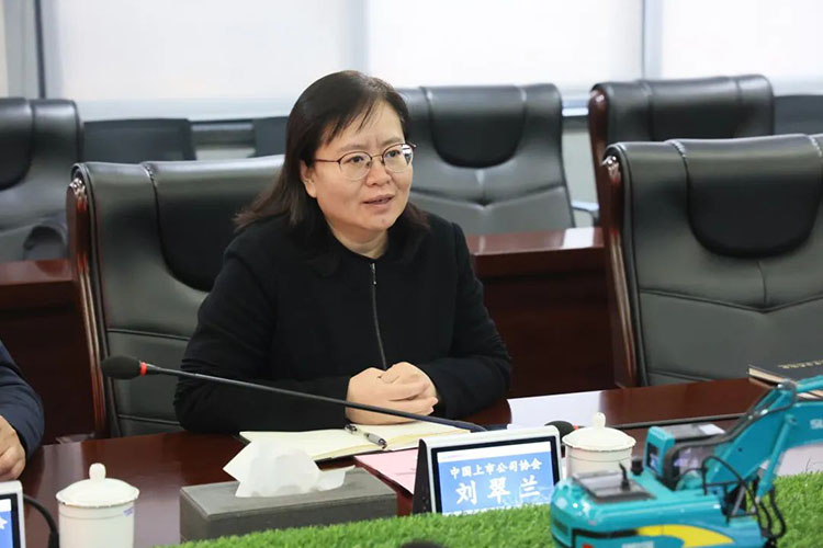 中国上市公司协会党委委员、副秘书长刘翠兰一行调研ca888亚洲城智能