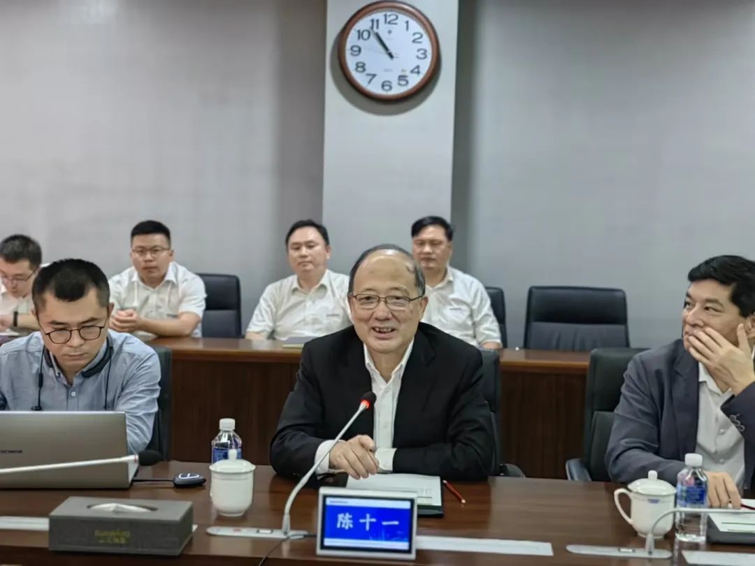 中国科学院院士陈十一率队到访ca888亚洲城智能